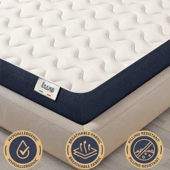 Matelas 140x190 cm en Waterfoam hypoallergénique, 30 cm