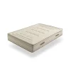 Matelas 200x200 cm ensachés hybride Bamboo Nuit epaisseur 30 cm +/- 2 Fermeté moyen élevé. ECCOX