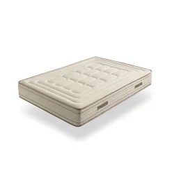 Matelas 200x200 cm ensachés hybride Bamboo Nuit epaisseur 30 cm +/- 2 Fermeté moyen élevé. ECCOX