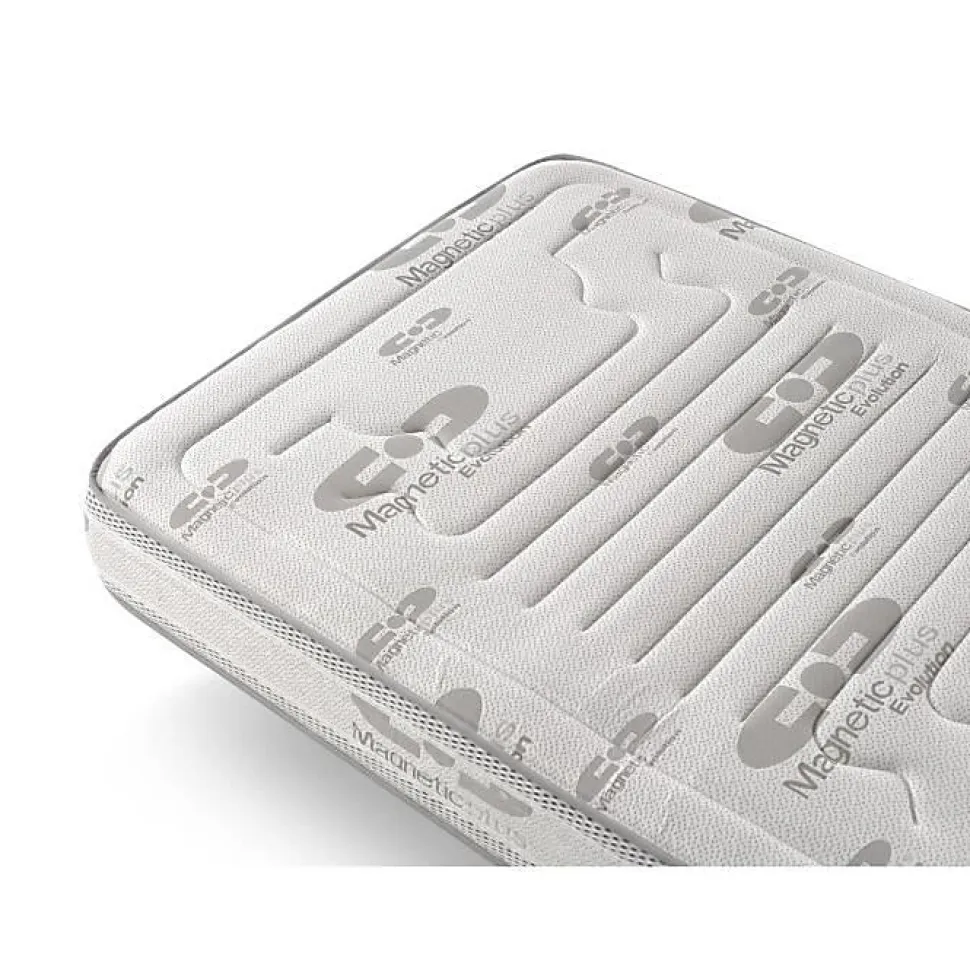 Matelas 135x200 cm Mémoire de formeélastique Magnetic Evolution epaisseur 27 cm +/- 2 Fermeté Moyenne-Haute. ECCOX