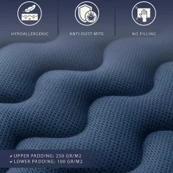 Matelas 140x190 cm Waterfoam H20 cm Ferme Moyenne Médical Antiallergique Made in Italy