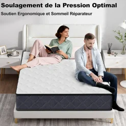 Matelas 90x190 Epaisseur 22CM Haute Densité