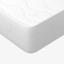 Matelas 140x190 Hauteur 10 cm - Revêtement Aloe Vera, Waterfoam, Pliable. Plus H10