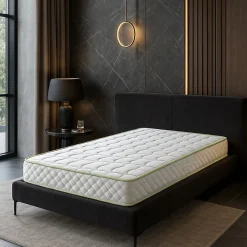 Matelas 90x190 Hauteur 21 Cm Densité 35 Kg/m3 Soutien Souple Confort Optimal Usage Quotidien - Nuit Calme