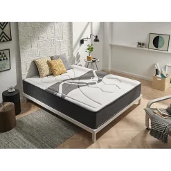 Matelas 105x190 Mémoire de formeelastique Memory Graphene Hauteur 30 cm +/-2 Fermeté moyenne-haute. ECCOX