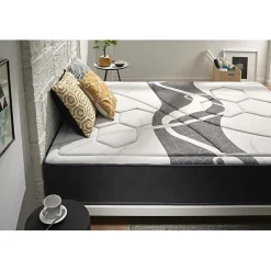 Matelas 105x190 Mémoire de formeelastique Memory Graphene Hauteur 30 cm +/-2 Fermeté moyenne-haute. ECCOX