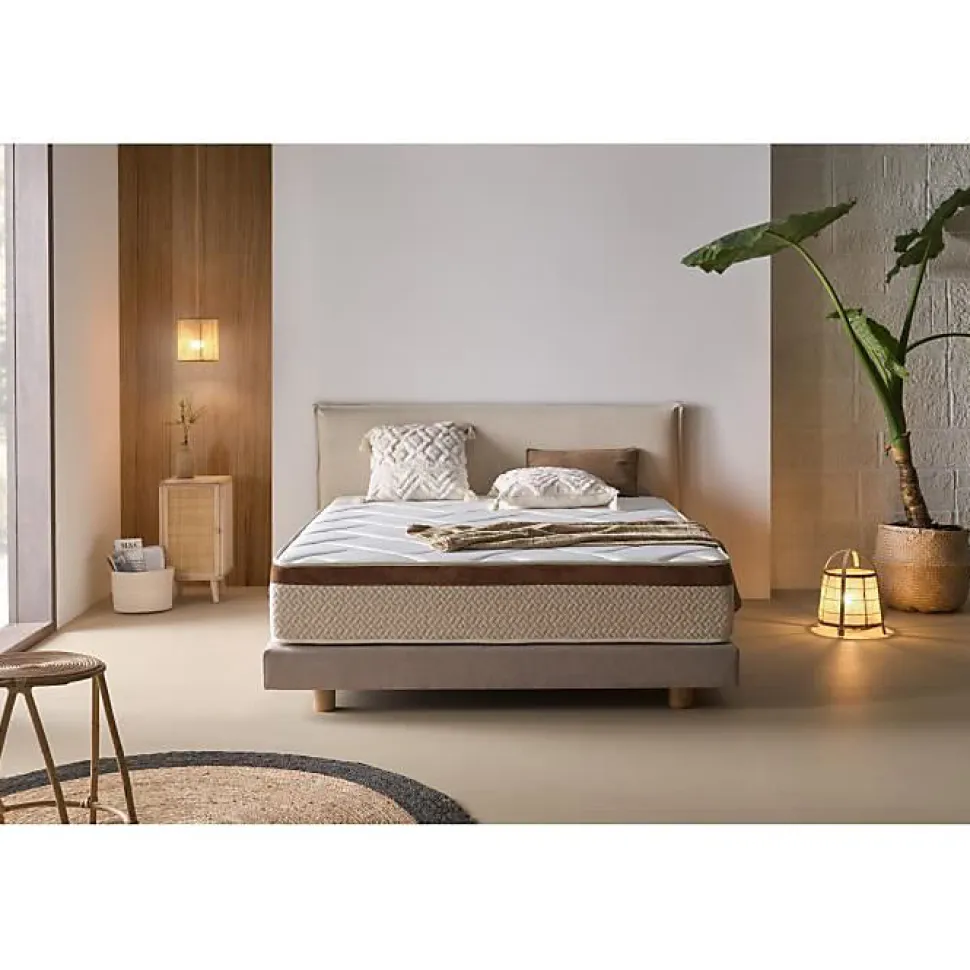 Matelas 90x180 Mémoire de forme 25 cm +/-2 BIO CONFORT. ECCOX