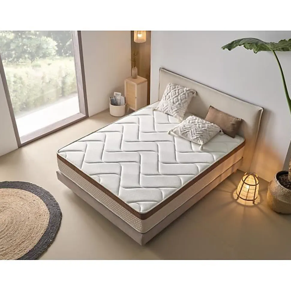 Matelas 90x180 Mémoire de forme 25 cm +/-2 BIO CONFORT. ECCOX