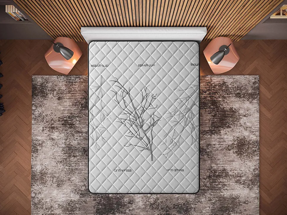 Matelas 140x190 Orion - Mousse Mémoire de Forme - Blue Latex - Épais 30 cm - 7 zones - Réversible face été/hiver - Confort Ferme