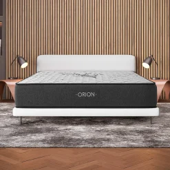 Matelas 140x190 Orion - Mousse Mémoire de Forme - Blue Latex - Épais 30 cm - 7 zones - Réversible face été/hiver - Confort Ferme