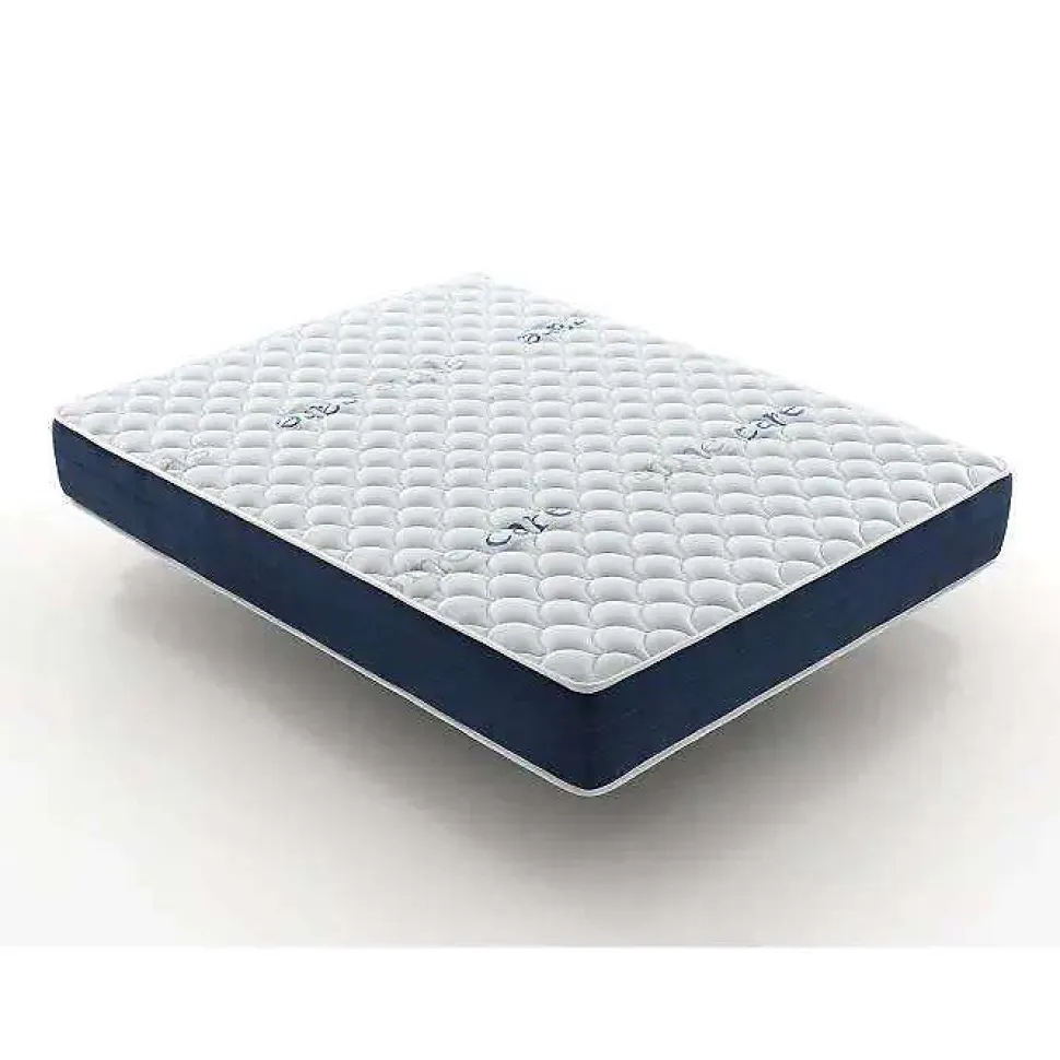 Matelas 200x200 real confort - mousse à confort multizone visco soft épaisseur 25 cm - double face été-hiver