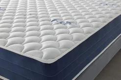 Matelas 200x200 real confort - mousse à confort multizone visco soft épaisseur 25 cm - double face été-hiver
