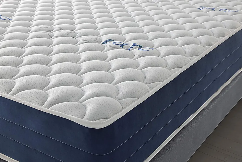Matelas 200x200 real confort - mousse à confort multizone visco soft épaisseur 25 cm - double face été-hiver