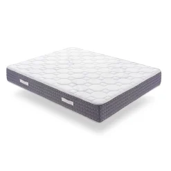 Matelas 80x180 Ressorts Ensachés Memory Nature avec 5cm Gel Mémoire de forme + Graphène + Supersoft Hauteur 30 cm +/-2 n