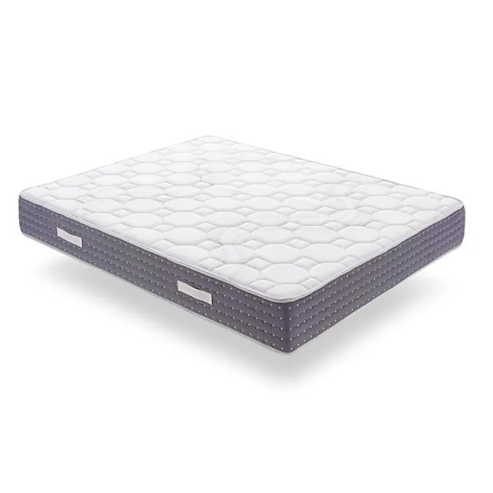 Matelas 80x180 Ressorts Ensachés Memory Nature avec 5cm Gel Mémoire de forme + Graphène + Supersoft Hauteur 30 cm +/-2 n