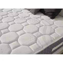 Matelas 80x180 Ressorts Ensachés Memory Nature avec 5cm Gel Mémoire de forme + Graphène + Supersoft Hauteur 30 cm +/-2 n