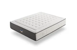 Matelas 90x200 ressorts ensachés simpur exclusive sport épaisseur +- 30 cm avec mousse hr haute densité soutien semi-ferme