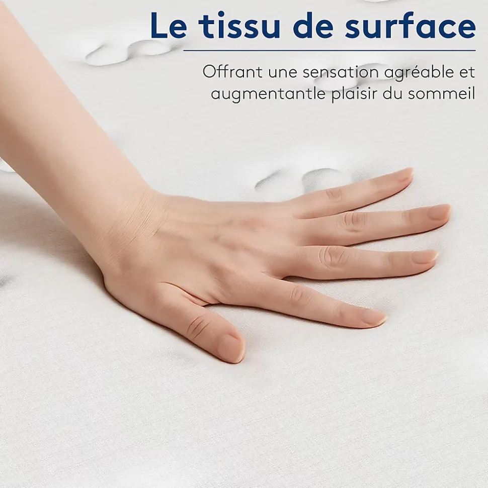 Matelas 160x200,Mousse 30 cm et ,réversible à Deux Faces entièrement utilisables