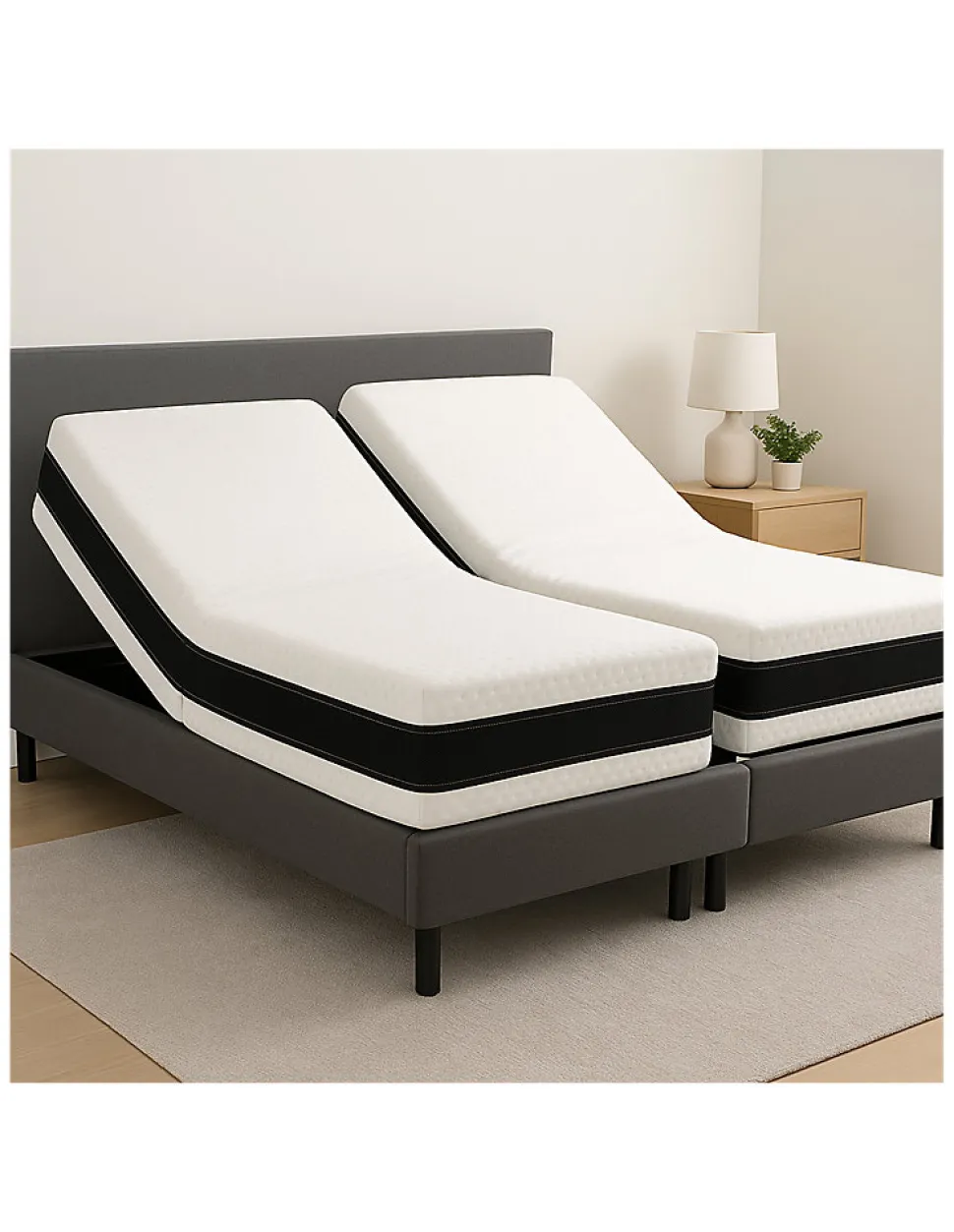 Matelas 2x80x200 Spécial Lit Électrique Fabrication Européenne