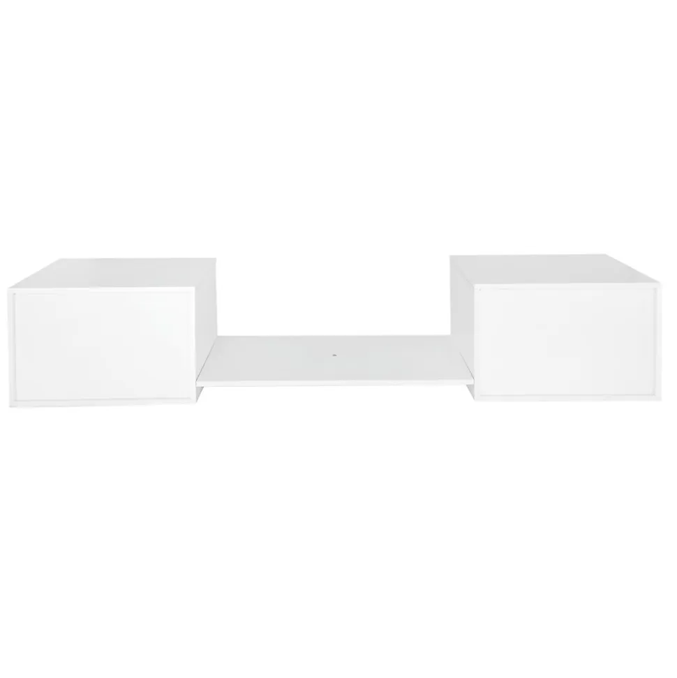 Meuble à chaussures 189x40x34,5 cm, multifonction, utilisable avec lit superposé, blanc