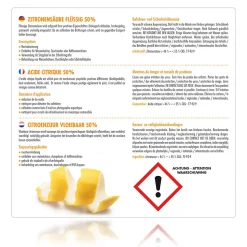Microactiv Acide Citrique Liquide 50% Détartrant Polyvalent 2 x 5 L, Et Économique