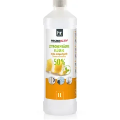 Microactiv Acide Citrique Liquide 50% Détartrant Polyvalent 1 x 6 L, Et Économique