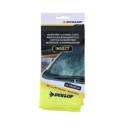 Microfibre Anti-Insectes DUNLOP 35x35cm 290gsm - Lavable & Réutilisable, Nettoyage Efficace Pare-Brise & Carrosserie