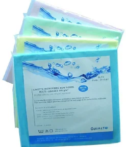 Microfibre Non Tissé 140G 38X40 cm (Sachet De 5) - Guialto - Vert - l40- L0.1- P0.1- h0.1