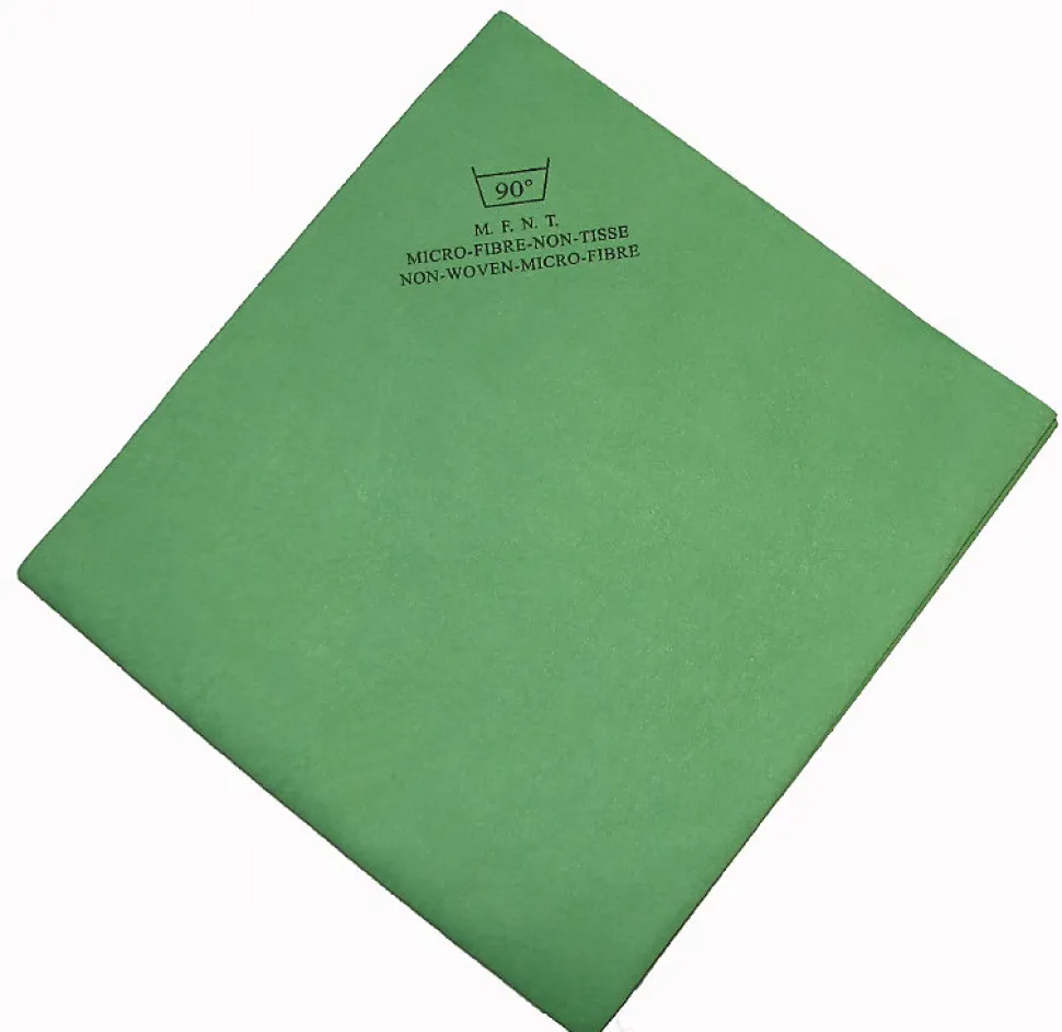 Microfibre vert 40x38cm 130gr lot de 50x5 - De Witte