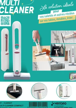 Mini serpillère nettoie tout Venteo blanc