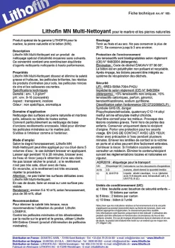 MN Multi-Nettoyant - Nettoyant pierre naturelle - Lithofin - 5 L