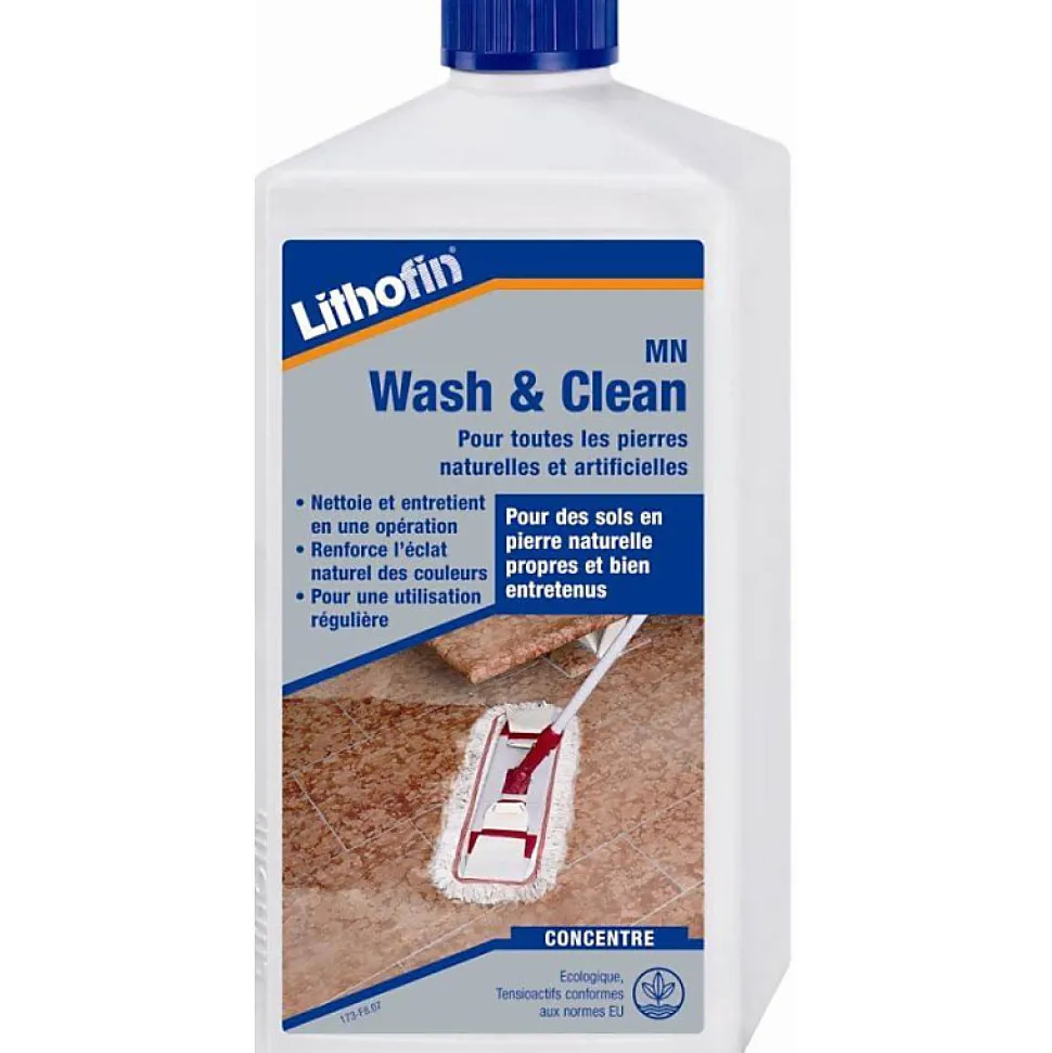 MN Wash & Clean - Nettoie et soigne en une opération - Lithofin - 5 L