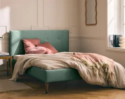 Monet - lit - 160x200 - sommier inclus - en tissu - Best Mobilier