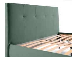 Monet - lit - 160x200 - sommier inclus - en tissu - Best Mobilier