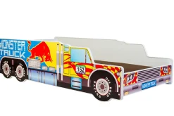 Monster Truck lit simple 160x80 avec matelas