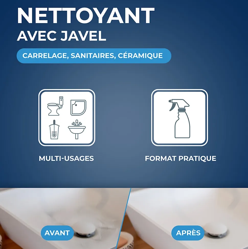 Nettoyant dégraissant javel Starwax 500 ml