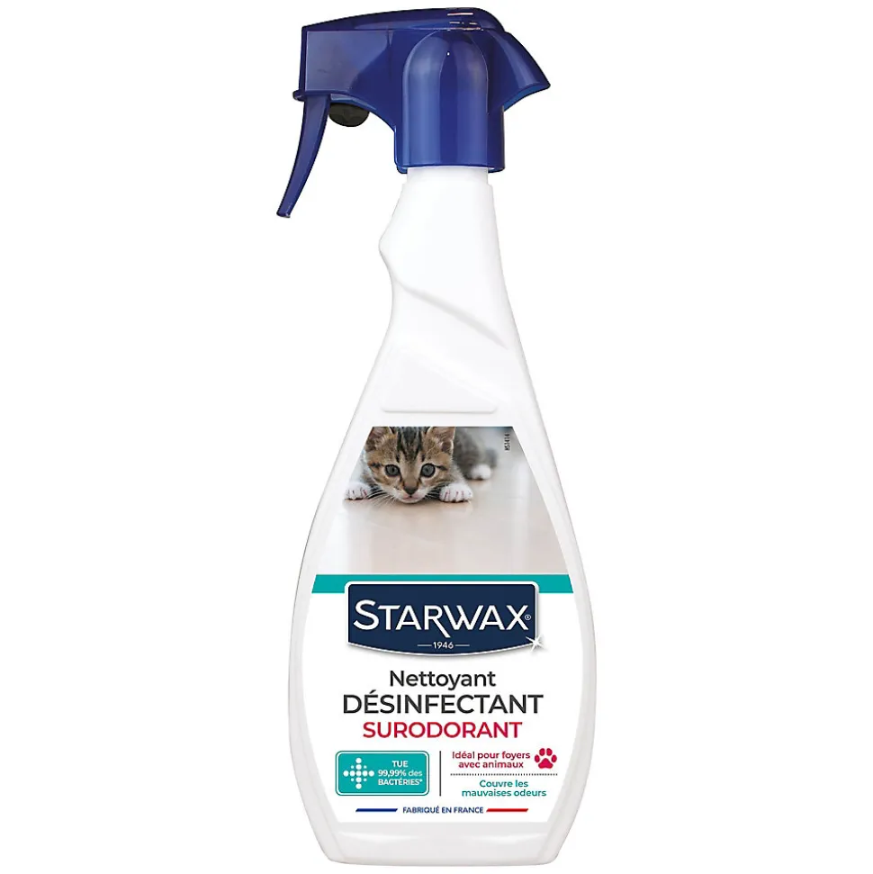 Nettoyant désinfectant suprodorant milieu animal Starwax 500ml