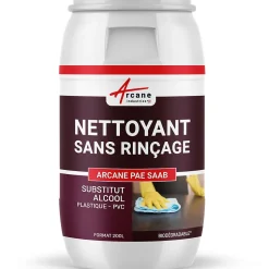 Nettoyant plastique sans alcool : PVC, PC, téléphone etc... - 200 L - ARCANE INDUSTRIES