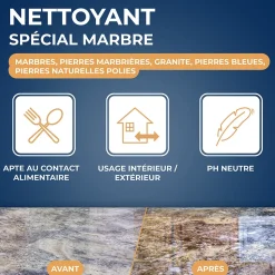 Nettoyant raviveur marbre et pierres naturelles Stawax 250ml