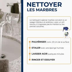 Nettoyant raviveur marbre et pierres naturelles Stawax 250ml