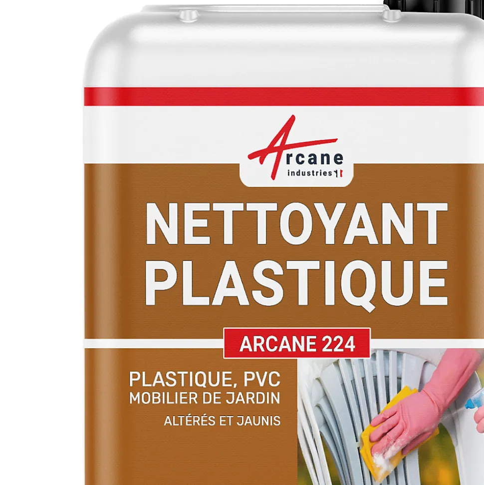 NETTOYANT RÉNOVATEUR PLASTIQUE - 20 L - ARCANE INDUSTRIES