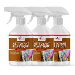 NETTOYANT RÉNOVATEUR PLASTIQUE - 1.5 L (3 x 0.5 L) - ARCANE INDUSTRIES