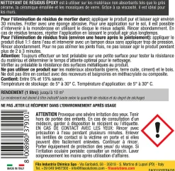 Nettoyant résidus époxy Fila 1L intérieur et extérieur