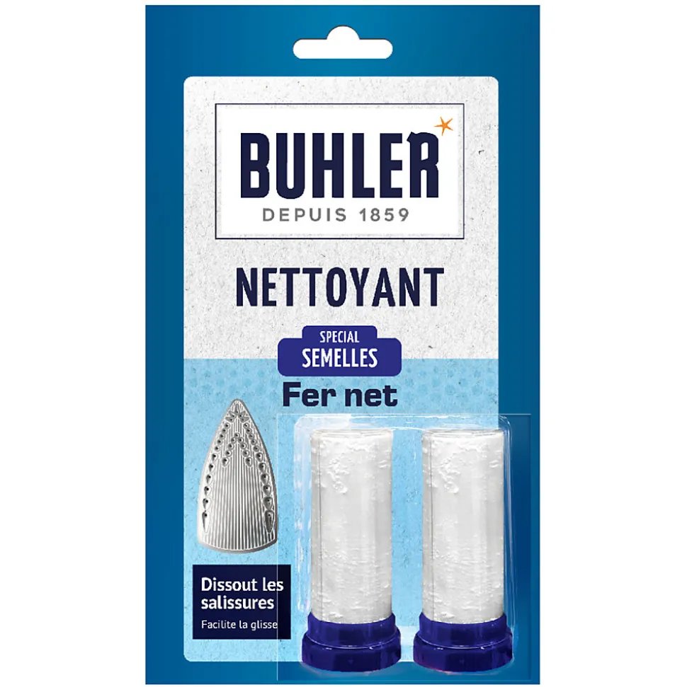 Nettoyant semelle fer à repasser Buhler 2x20 g