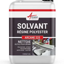 Nettoyant Solvant Résine Polyester - Substitut acétone - 20 L - ARCANE INDUSTRIES