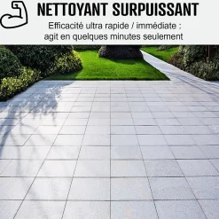 Nettoyant terrasse professionnel rapide pavé autobloquant pierre béton - 200 L - ARCANE INDUSTRIES