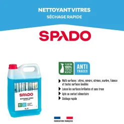 Nettoyant vitres - séchage rapide 5L Sapdo