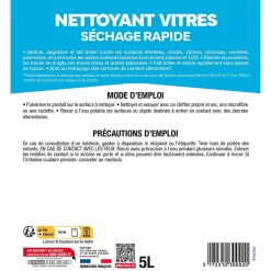 Nettoyant vitres - séchage rapide 5L Sapdo