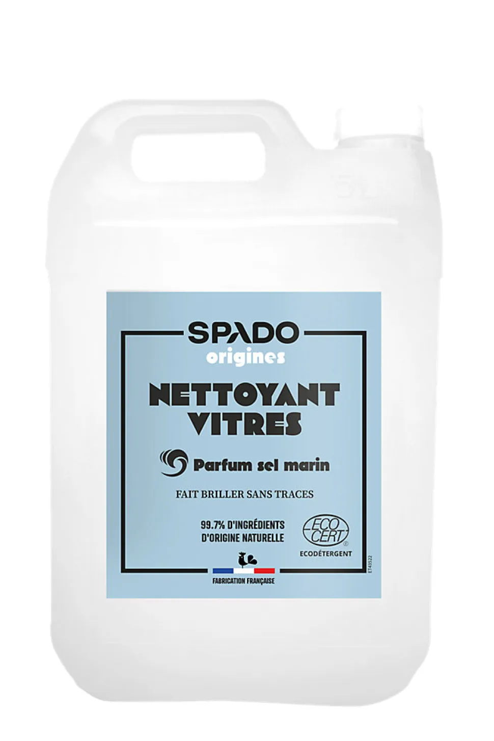 Nettoyant vitres vinaigre 100% naturel Spado Origines gel 5L