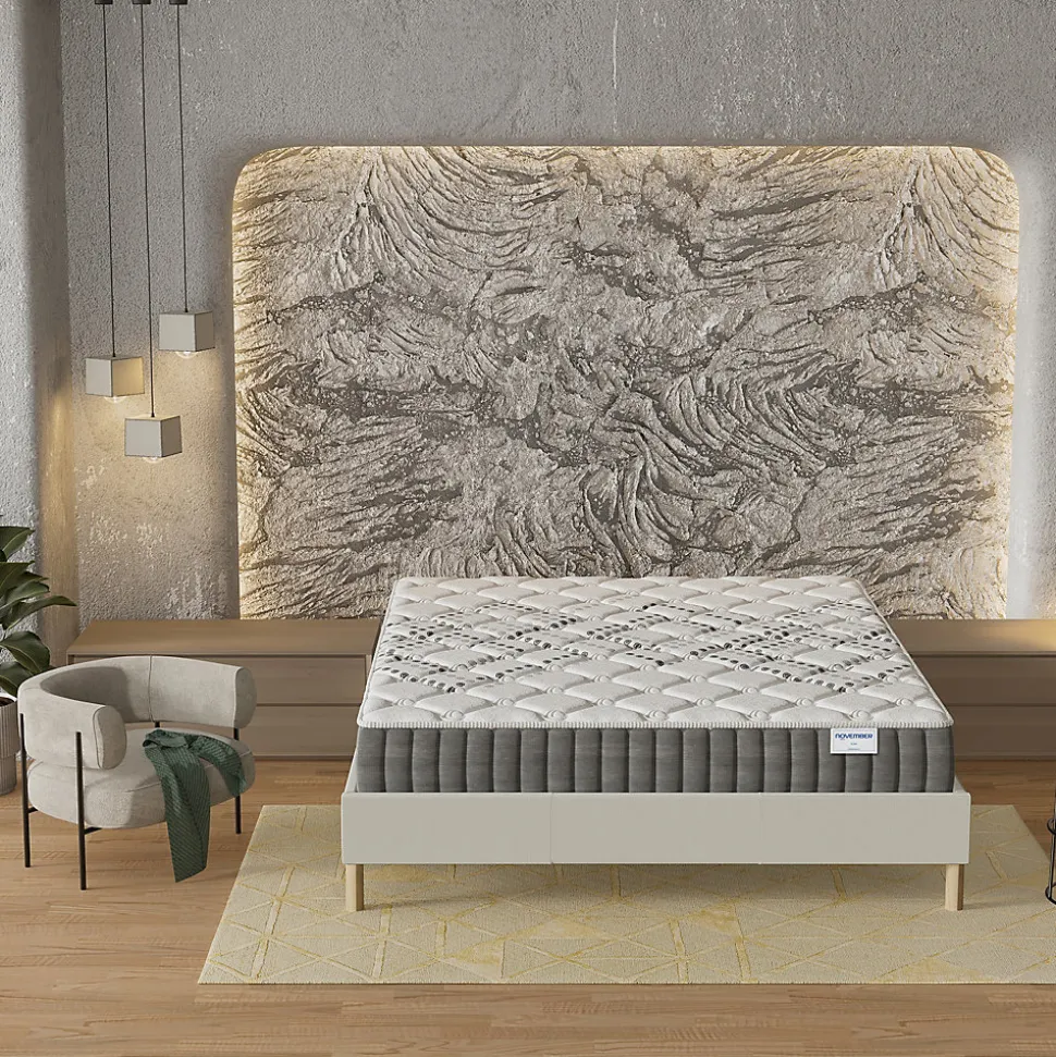 November Sleep Matelas Ressorts Ensachés 120x190 cm ELIHA Epaisseur 20 cm